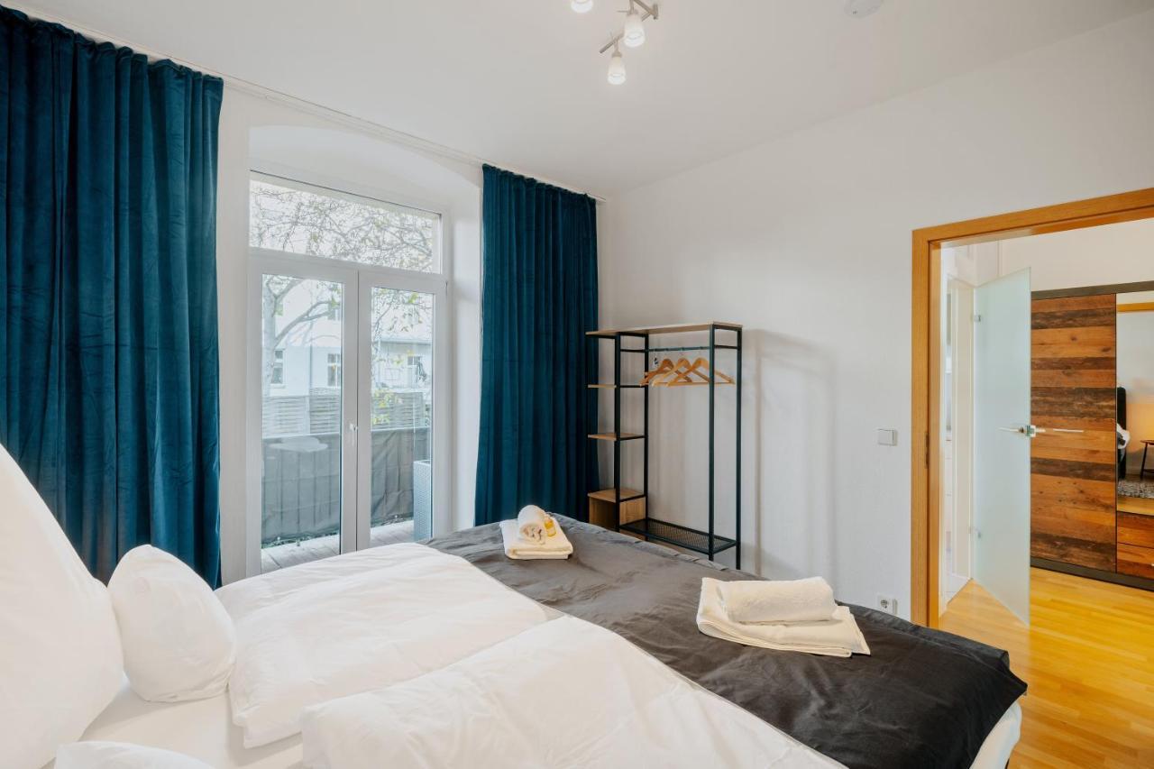 Blissplace 3 Zi Premium Apartment Nahe Getec Arena Mit Kingsize Betten Und Balkon Магдебург Экстерьер фото